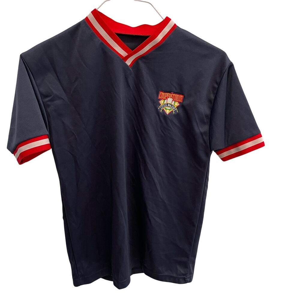 Boys Cooperstown Dreams Park Navy Jersey Size Small #10 Shirt